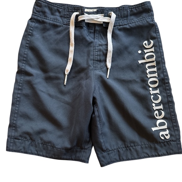Abercrombie & Fitch Blue and White Boys Swim Trunks - Picture 1 of 3